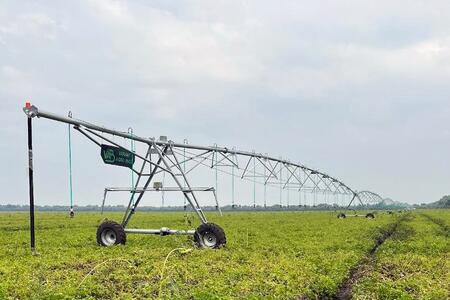 В Днепропетровской области в одном из аграрных хозяйств запустили 12 дождевальных машин производства Variant Irrigation.