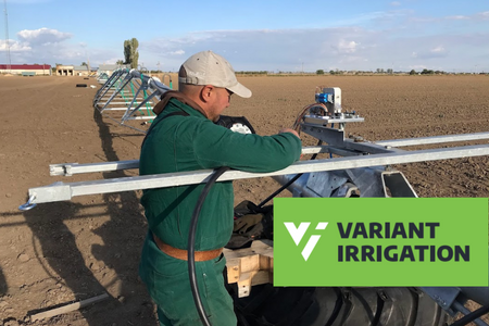 Variant Irrigation завершает монтаж двух машин в хозяйстве в Одесской области