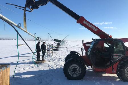 Installation of the 5th irrigation system in the Odesa region.